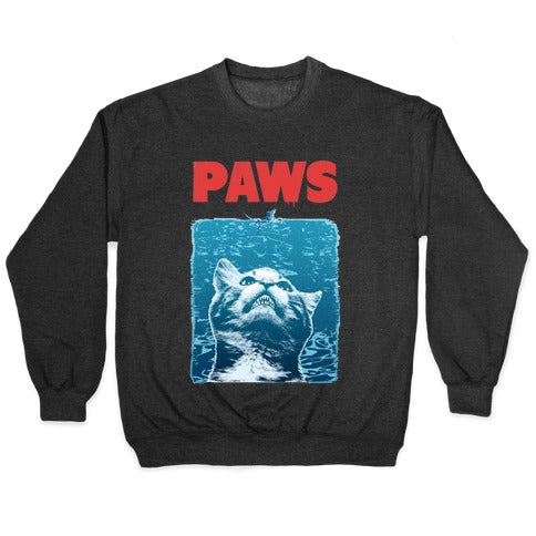PAWS (Jaws Parody) Crewneck Sweatshirt
