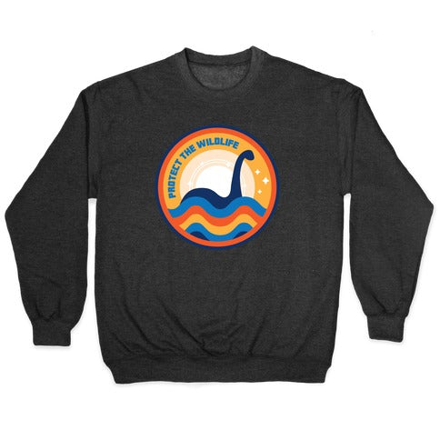 Protect The Wildlife - Nessie, Loch Ness Monster Crewneck Sweatshirt