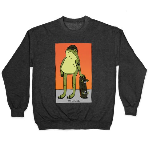 Radical Frog Skater Crewneck Sweatshirt