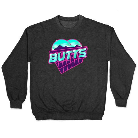 Retro Butts Crewneck Sweatshirt