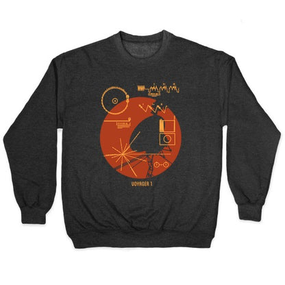 Retro Voyager 1 Golden Record Crewneck Sweatshirt
