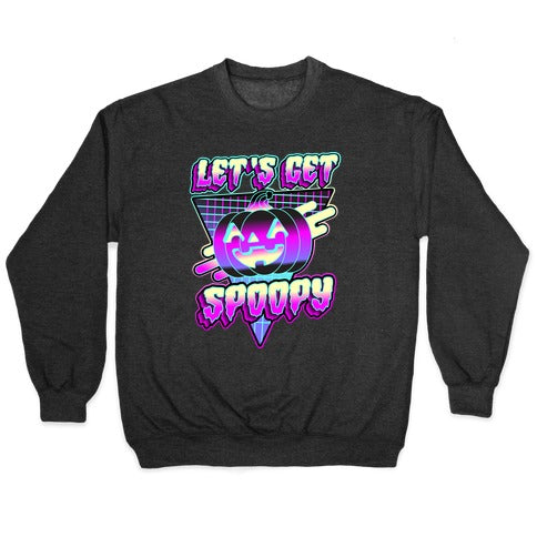 Retrowave Let's Get Spoopy Crewneck Sweatshirt