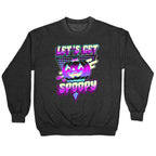 Retrowave Let's Get Spoopy Crewneck Sweatshirt