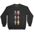 Sailor Moon Inner Senshi Pocket Parody Crewneck Sweatshirt