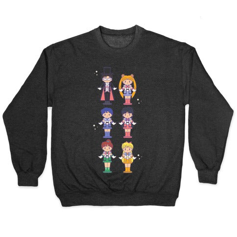 Sailor Moon Inner Senshi Pocket Parody Crewneck Sweatshirt