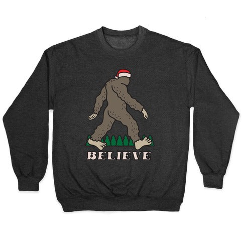 Santa Sasquatch Crewneck Sweatshirt