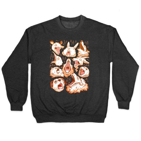 Screaming Animals Crewneck Sweatshirt