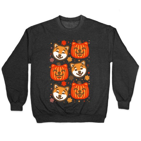 Shiba Inu Pumpkins Crewneck Sweatshirt