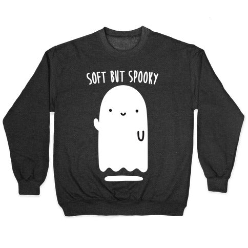 Soft But Spooky Ghost Crewneck Sweatshirt