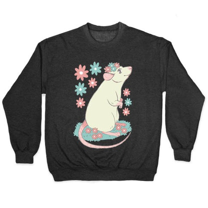 Soft Pastel Rat Crewneck Sweatshirt