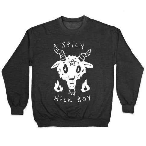 Spicy Heck Boy Satan Crewneck Sweatshirt