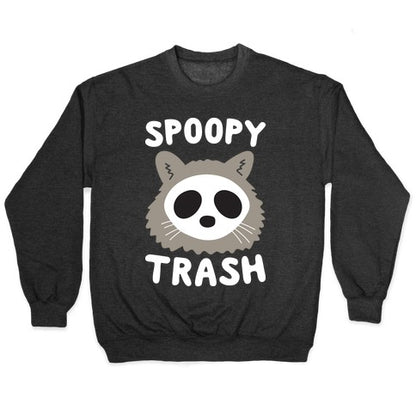 Spoopy Trash Raccoon Crewneck Sweatshirt