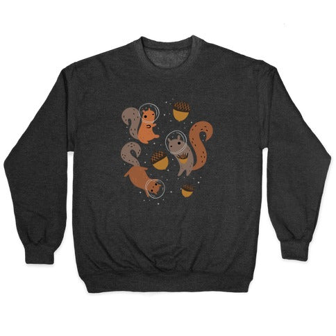 Squirrels In Space Crewneck Sweatshirt