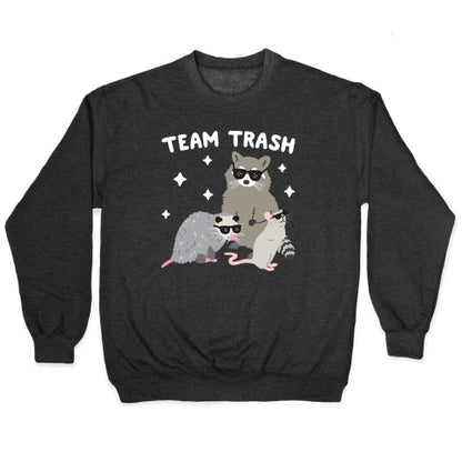 Team Trash Opossum Raccoon Rat Crewneck Sweatshirt