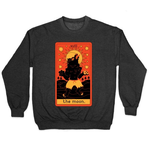 The Moon Werewolf Tarot Crewneck Sweatshirt