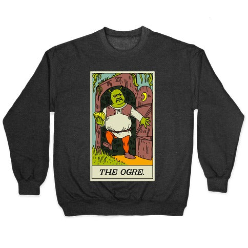 The Ogre Tarot Card Crewneck Sweatshirt