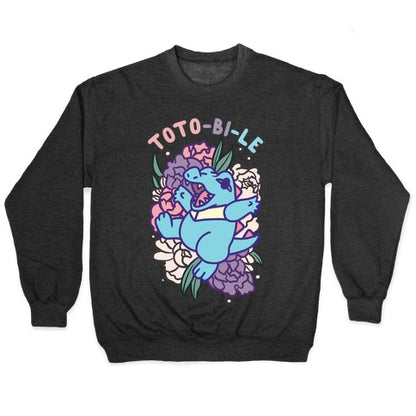 Toto-bi-le Totodile Bisexual Parody Crewneck Sweatshirt