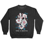 Trans is beautiful Crewneck Sweatshirt