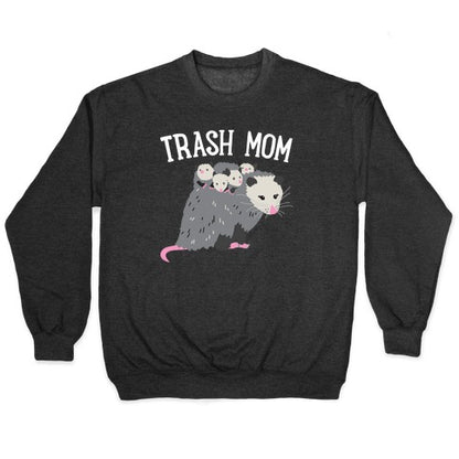 Trash Mom Opossum Crewneck Sweatshirt