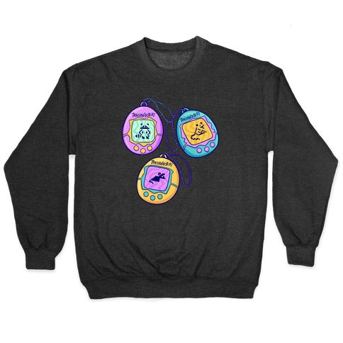 Trashagotchi (Raccoon, Opossum, Rat) Crewneck Sweatshirt