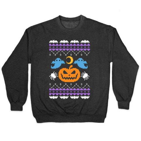 Ugly Halloween Sweater Crewneck Sweatshirt