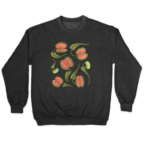 Venus Flytrap Vulvas Crewneck Sweatshirt
