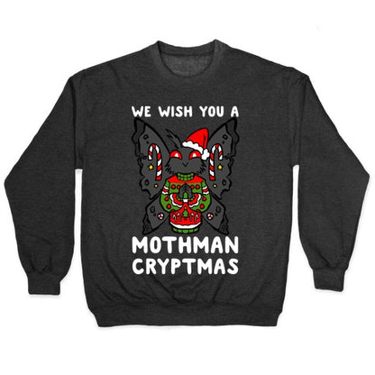 We Wish You A Mothman Cryptmas Crewneck Sweatshirt