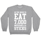 7,000 Mozzarella Sticks Crewneck Sweatshirt