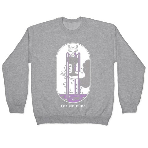 Ace of Cups Asexual Pride Crewneck Sweatshirt