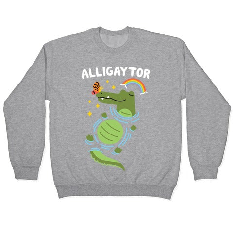 Alligaytor (Gay Alligator) Crewneck Sweatshirt