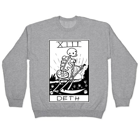 Badly Drawn Tarots: Death Crewneck Sweatshirt