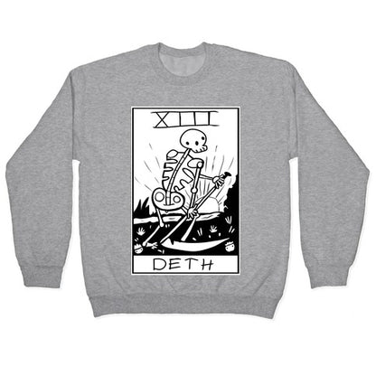 Badly Drawn Tarots: Death Crewneck Sweatshirt