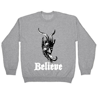 Believe In Krampus Crewneck Sweatshirt