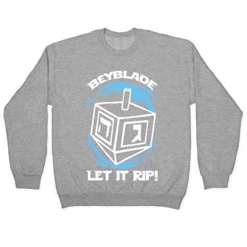 Beyblade Let It Rip Dreidel Crewneck Sweatshirt