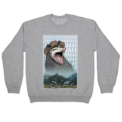 Big Enough Possum Crewneck Sweatshirt