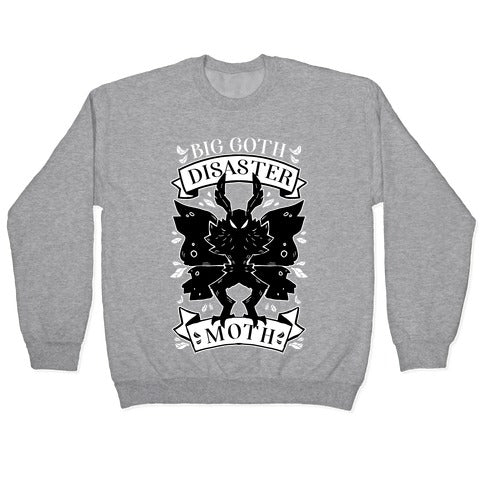 Big Goth Disaster Moth Crewneck Sweatshirt