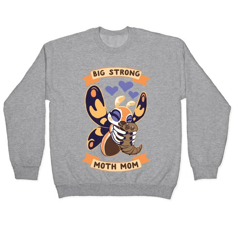 Big Strong Moth Mom Mothra Crewneck Sweatshirt
