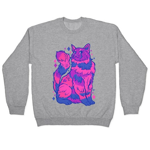 Bisexual Pride Cat Crewneck Sweatshirt