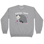 Bisexual Trash Opossum Crewneck Sweatshirt
