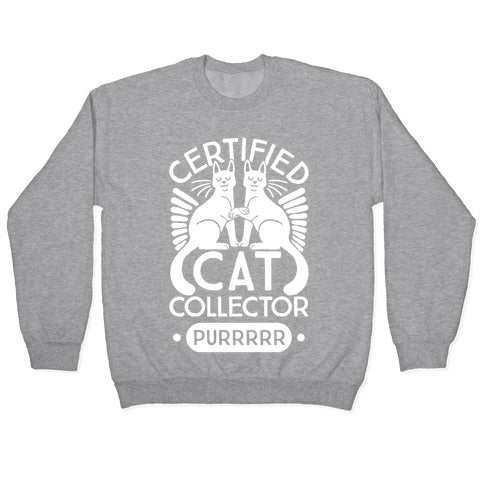 Certified Cat Collector Crewneck Sweatshirt