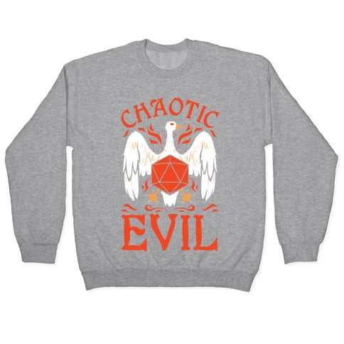 Chaotic Evil Goose Crewneck Sweatshirt