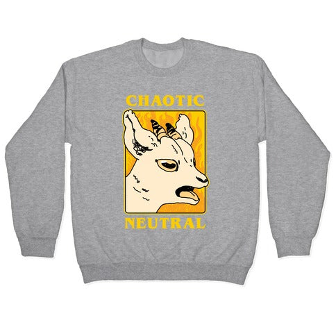 Chaotic Neutral Goat Crewneck Sweatshirt