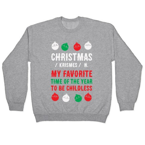 Christmas Definition Crewneck Sweatshirt