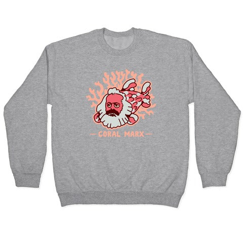 Coral Marx Crewneck Sweatshirt