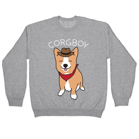 Corgboy Cowboy Corgi Crewneck Sweatshirt