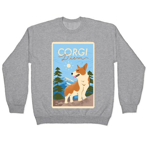 Corgi Diem Crewneck Sweatshirt