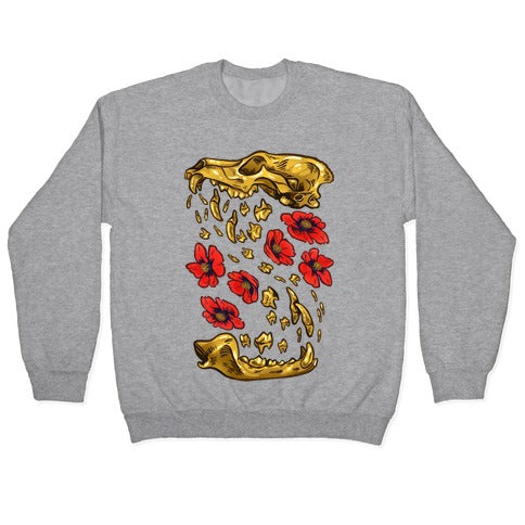 Coyote's Golden Skull Crewneck Sweatshirt