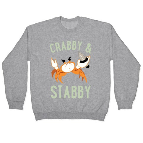 Crabby & Stabby Crewneck Sweatshirt
