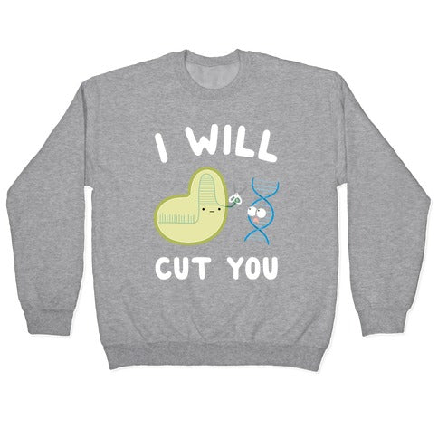 Crispr Will Cut You Crewneck Sweatshirt