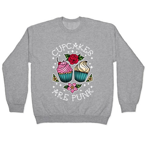 Cupcakes Are Punk Crewneck Sweatshirt